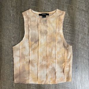 ⚡️3 for $15⚡️ Sheer tie-dye crop top